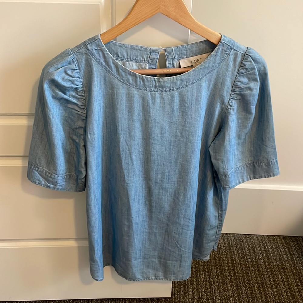 Loft Small Blue Blouse